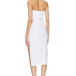 ROBE OLIVE White -Pas Cher Tendricia Magasin MALR WD1253 V3