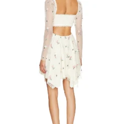 ROBE KEILAH Ivory -Pas Cher Tendricia Magasin MALR WD1275 V3