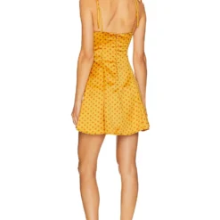 ROBE TAHOE Mango Orange Dot -Pas Cher Tendricia Magasin MALR WD1292 V3