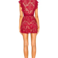 ROBE MINI SANS MANCHES MARINE Cranberry Red -Pas Cher Tendricia Magasin MALR WD379 V3