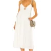 ROBE MI-LONGUE KIARA White -Pas Cher Tendricia Magasin MALR WD962 V1