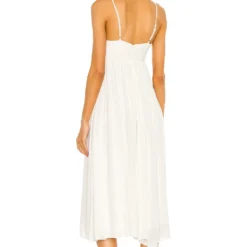 ROBE MI-LONGUE KIARA White -Pas Cher Tendricia Magasin MALR WD962 V3