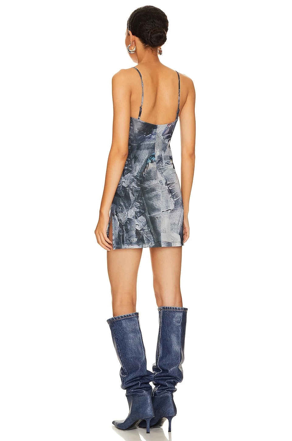 ROBE ANYA Newspaper Trompe L'oeil 6 ROBE ANYA Newspaper Trompe L'oeil – Image 4