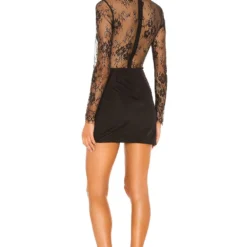 ROBE COURTE HELIX Black -Pas Cher Tendricia Magasin MELR WD251 V3