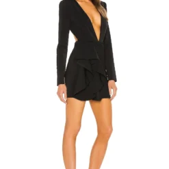 ROBE COURTE FENA Black -Pas Cher Tendricia Magasin MELR WD367 V2
