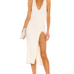 ROBE PRÈS DU CORPS VARIEGATED RIB Ivory 13 ROBE PRÈS DU CORPS VARIEGATED RIB Ivory -Pas Cher Tendricia Magasin MELR WD381 V2