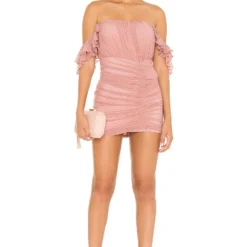 ROBE COURTE MICAH Blush -Pas Cher Tendricia Magasin MELR WD419 V2