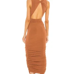 ROBE MI-LONGUE APRIL Terra Cotta -Pas Cher Tendricia Magasin MELR WD468 V3