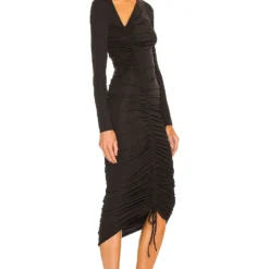 ROBE MI-LONGUE KYLEE Black 8 ROBE MI-LONGUE KYLEE Black -Pas Cher Tendricia Magasin MELR WD493 V2