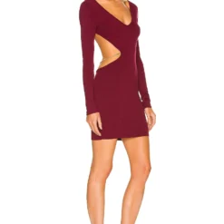 ROBE JOANNA Dark Red 7 ROBE JOANNA Dark Red -Pas Cher Tendricia Magasin MELR WD511 V3