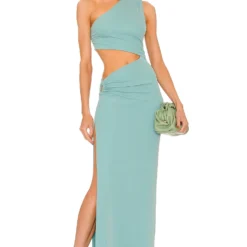 ROBE MAXI DECKER Teal -Pas Cher Tendricia Magasin MELR WD630 V1 1