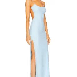 ROBE MAXI NOLAN Light Blue -Pas Cher Tendricia Magasin MELR WD663 V3