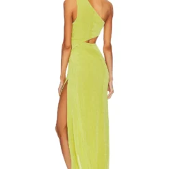 ROBE DE SOIRÉE ANNABELLE Chartreuse -Pas Cher Tendricia Magasin MELR WD809 V4