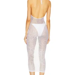 ROBE JENICA White -Pas Cher Tendricia Magasin MELR WD857 V3