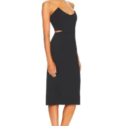 ROBE MI-LONGUE VIXEN Black -Pas Cher Tendricia Magasin MFAR WD18 V2