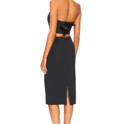 ROBE MI-LONGUE VIXEN Black -Pas Cher Tendricia Magasin MFAR WD18 V3