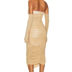 ROBE ELEANORA Golden Nude -Pas Cher Tendricia Magasin MFAR WD32 V4