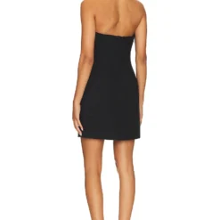 MILLY ROBE COURTE HANA Black 8 MILLY ROBE COURTE HANA Black -Pas Cher Tendricia Magasin MILL WD1065 V3