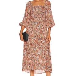 Minkpink ROBE MI-LONGUE WILLOW Multi