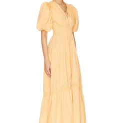 Minkpink ROBE MI-LONGUE PIPER Orange 6 Minkpink ROBE MI-LONGUE PIPER Orange -Pas Cher Tendricia Magasin MINK WD861 V2