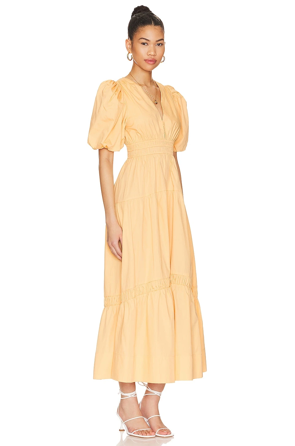 Minkpink ROBE MI-LONGUE PIPER Orange 4 Minkpink ROBE MI-LONGUE PIPER Orange – Image 2