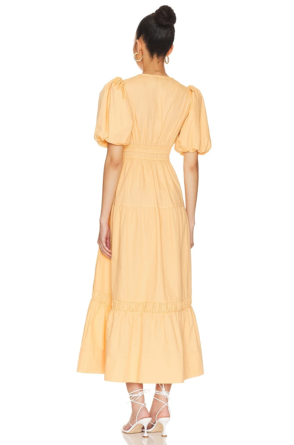 Minkpink ROBE MI-LONGUE PIPER Orange 5 Minkpink ROBE MI-LONGUE PIPER Orange – Image 3