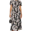 Minkpink ROBE MI-LONGUE WILLOW Black Floral