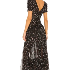 ROBE REBECCA Autumn Ditsy Mesh -Pas Cher Tendricia Magasin MISA WD493 V3