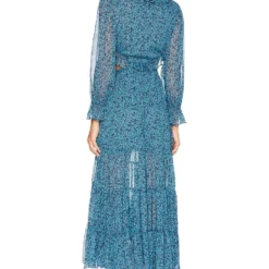 ROBE AMELIA Cerulean Ditzy 8 ROBE AMELIA Cerulean Ditzy -Pas Cher Tendricia Magasin MISA WD618 V3