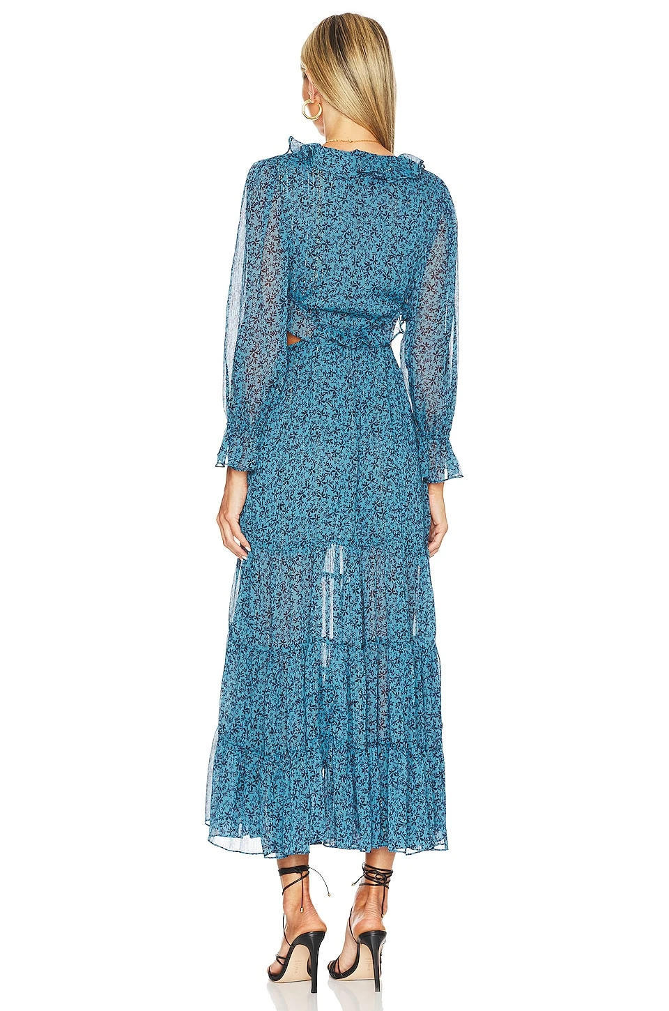 ROBE AMELIA Cerulean Ditzy 5 ROBE AMELIA Cerulean Ditzy – Image 3