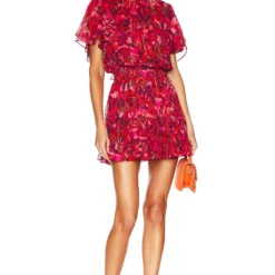 ROBE SAFFIE Crimson Geo