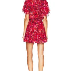 ROBE SAFFIE Crimson Geo -Pas Cher Tendricia Magasin MISA WD621 V3