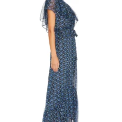 ROBE MAXI CAPULET Valencia Tile 6 ROBE MAXI CAPULET Valencia Tile -Pas Cher Tendricia Magasin MISA WD626 V2