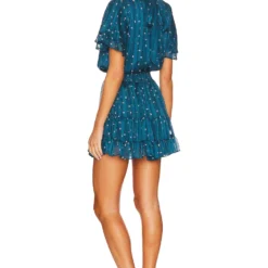 ROBE COURTE SAFFIE Holiday Teal -Pas Cher Tendricia Magasin MISA WD633 V3