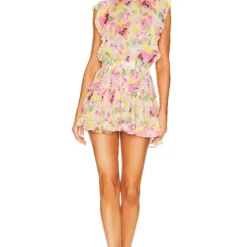 ROBE GINIA Hello Yellow Flora -Pas Cher Tendricia Magasin MISA WD653 V4