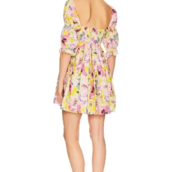 ROBE Hello Yellow Flora -Pas Cher Tendricia Magasin MISA WD659 V3