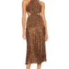 ROBE MI-LONGUE ODETTE Copper