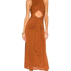 ROBE THALIA Terracotta