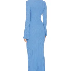 ROBE MI-LONGUE PEYTON Palace Blue -Pas Cher Tendricia Magasin MISR WD252 V3