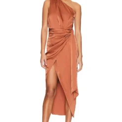 ROBE MI-LONGUE BROOKS Copper
