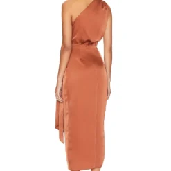 ROBE MI-LONGUE BROOKS Copper -Pas Cher Tendricia Magasin MISR WD260 V4