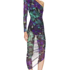 ROBE MI-LONGUE RAMONA Water Colour Floral -Pas Cher Tendricia Magasin MISR WD283 V2