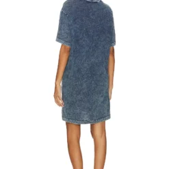 ROBE COURTE FLORIDA Acid Denim -Pas Cher Tendricia Magasin MLAU WD382 V3