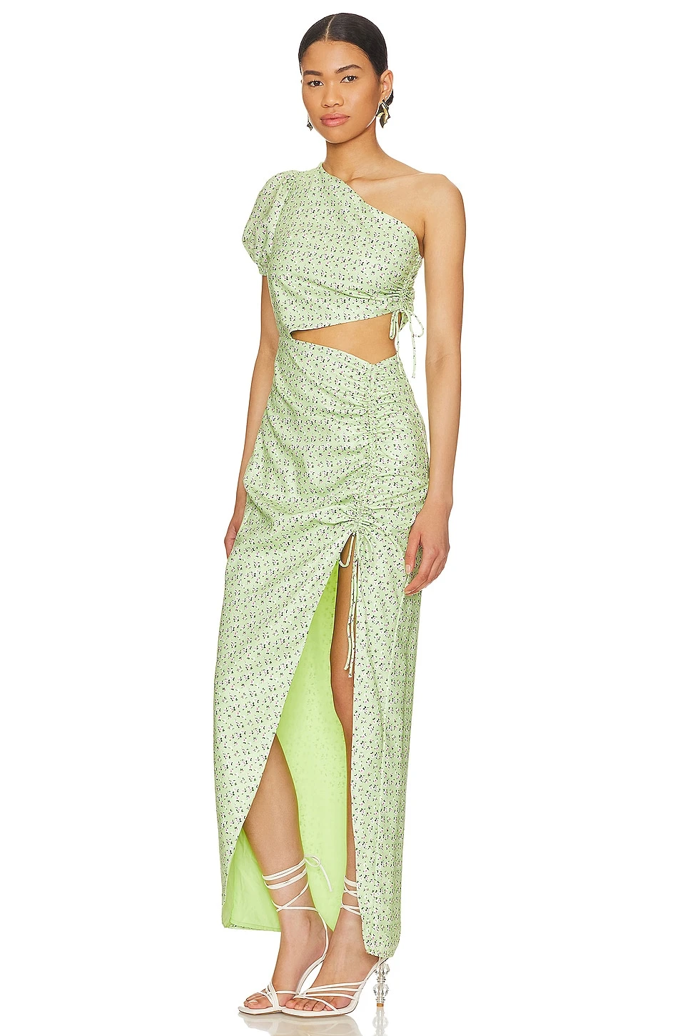 ROBE LOLITA Green Floral 5 ROBE LOLITA Green Floral – Image 3