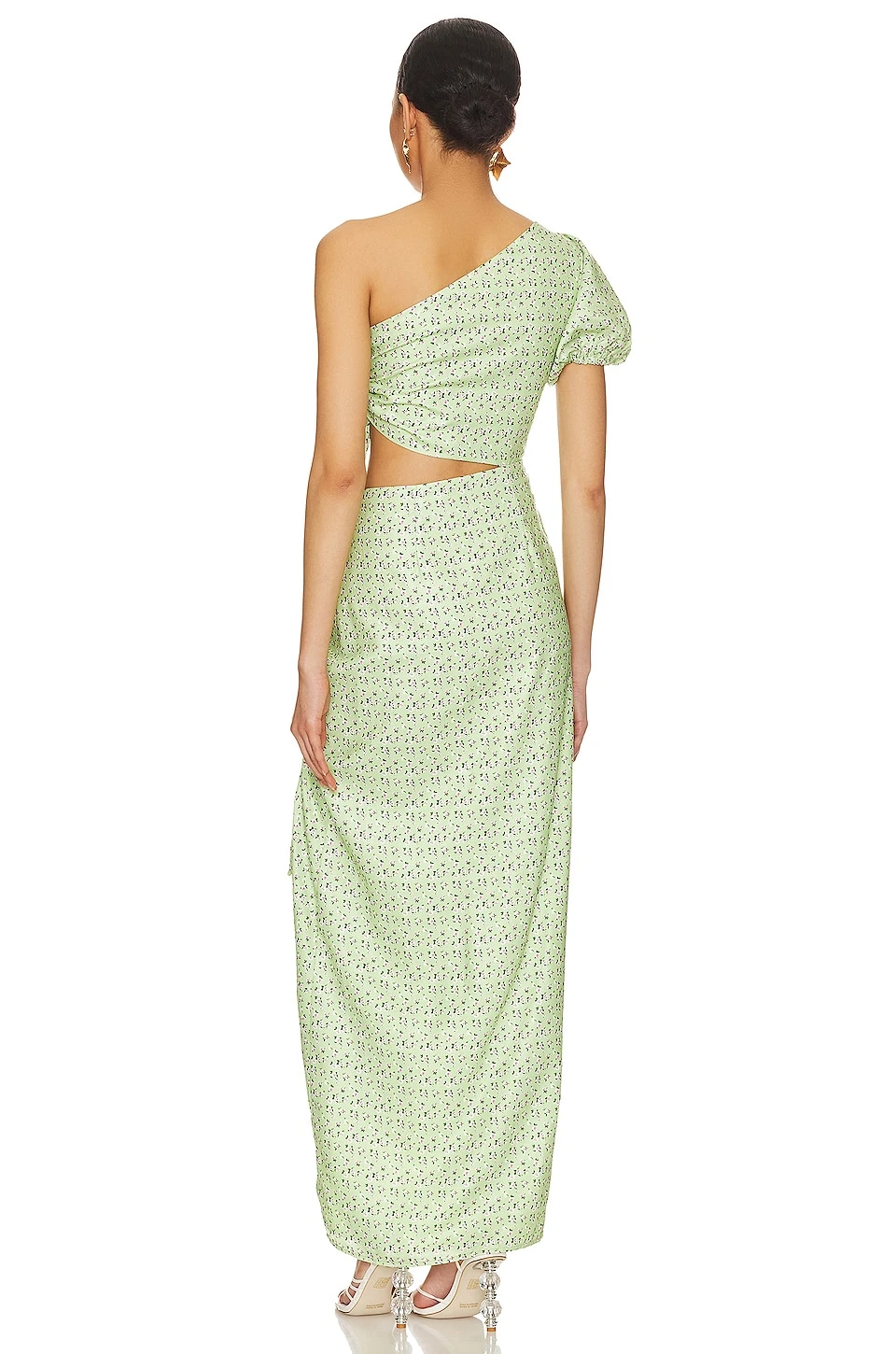 ROBE LOLITA Green Floral 6 ROBE LOLITA Green Floral – Image 4