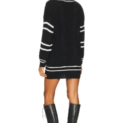 ROBE CASSANDRA Black & White -Pas Cher Tendricia Magasin MOTO WD262 V3