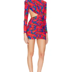 ROBE COURTE ANTHEA Floral Blue -Pas Cher Tendricia Magasin NARR WD12 V2