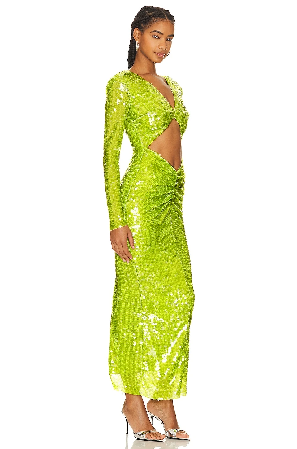 ROBE MAXI AURORA Peyote 4 ROBE MAXI AURORA Peyote – Image 2