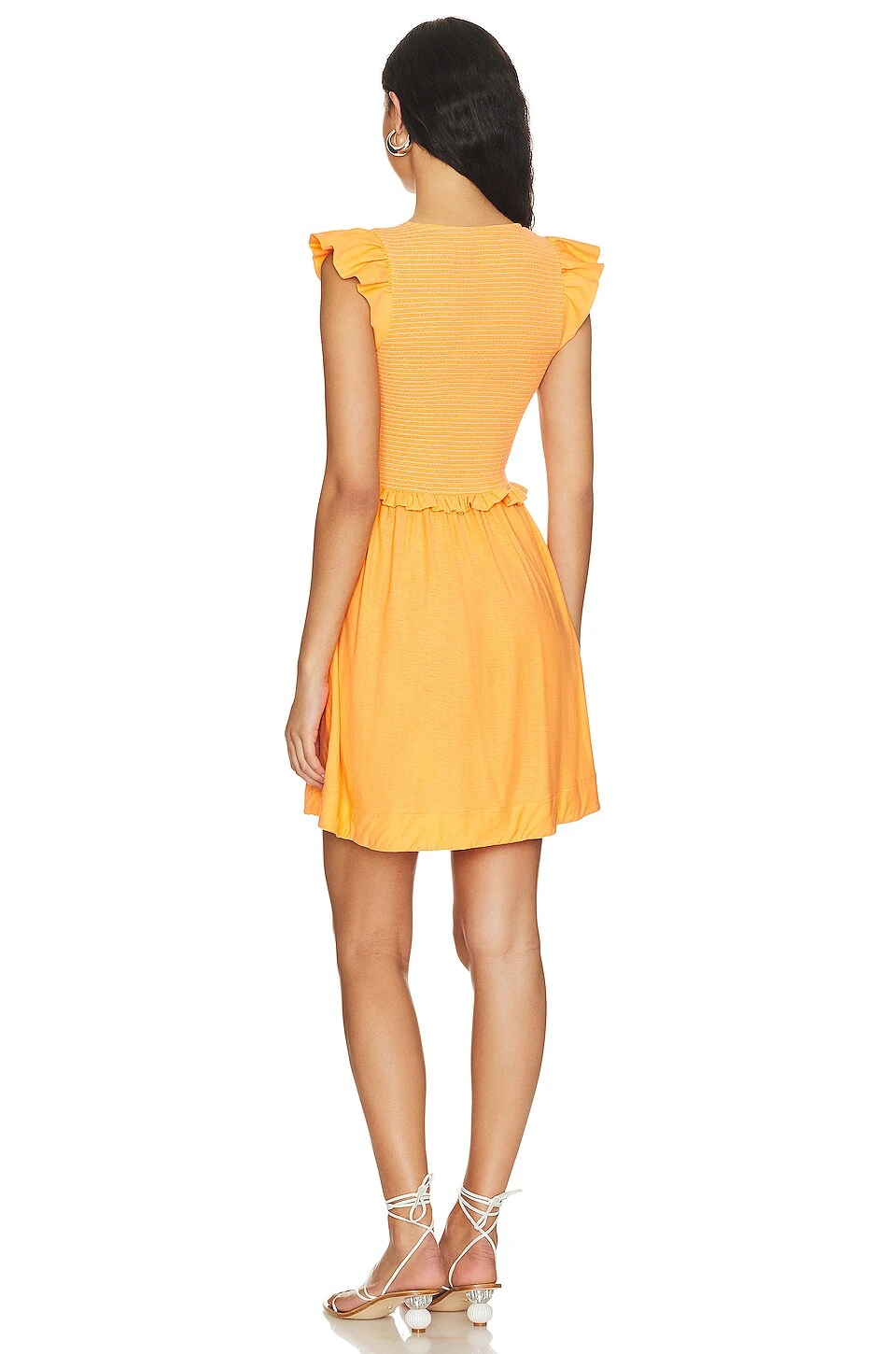 ROBE MINI AVEC SMOCKS GINGER Tang 5 ROBE MINI AVEC SMOCKS GINGER Tang – Image 3