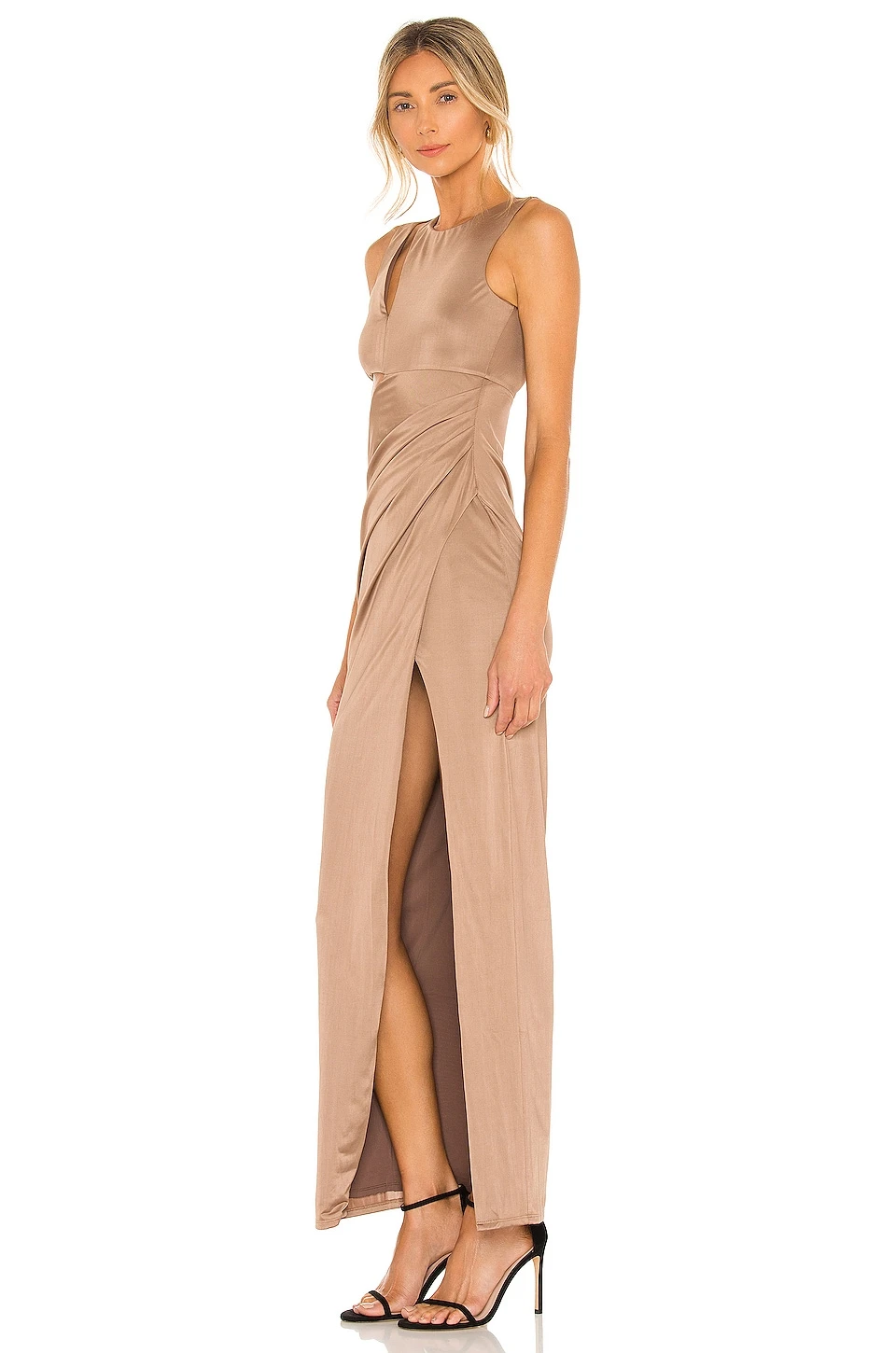 ROBE DE SOIRÉE KEARA Chestnut 5 ROBE DE SOIRÉE KEARA Chestnut – Image 3